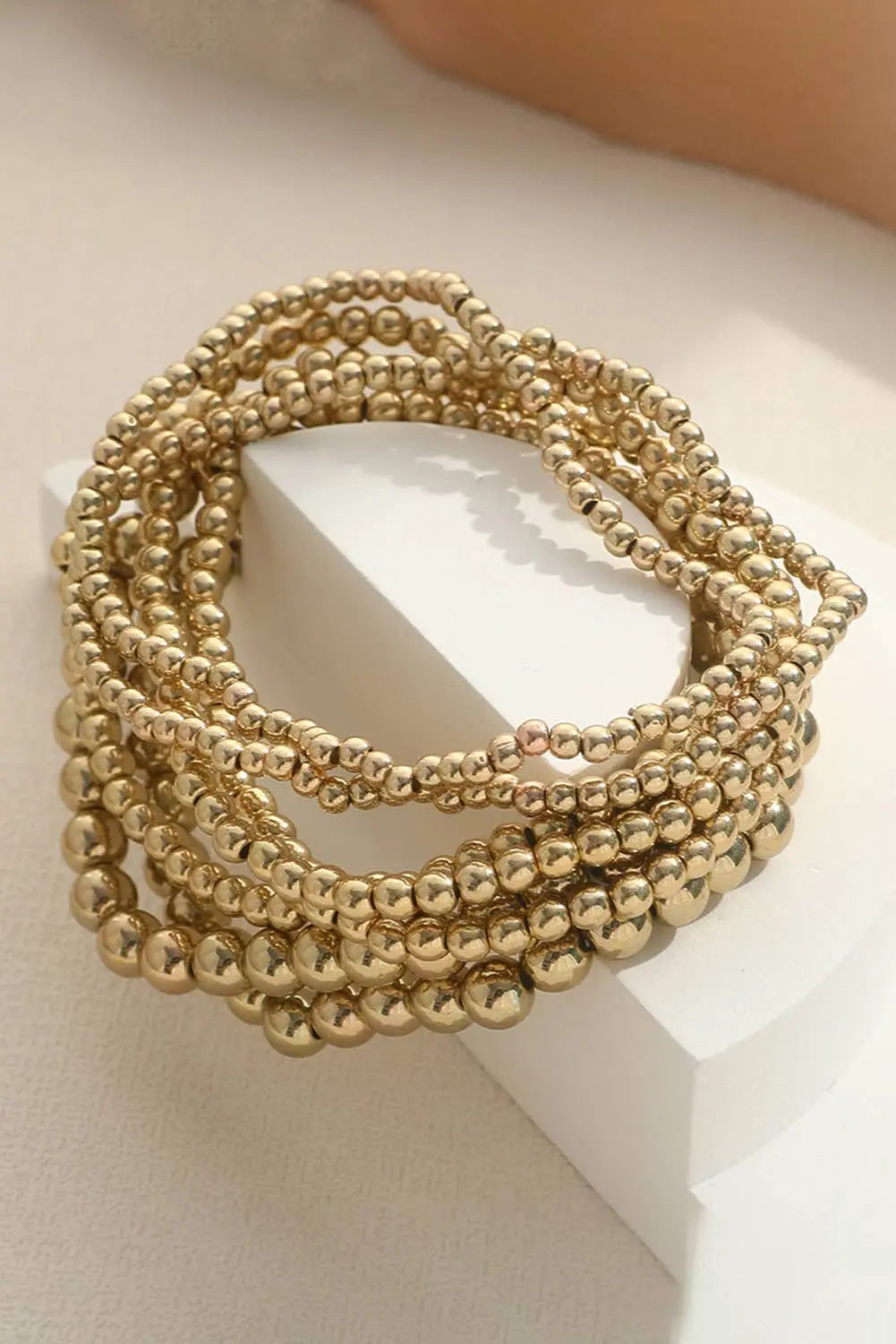 LDC 7pcs/Set Minimalist Beaded Luxury Bracelet Set Little Daisy Closet