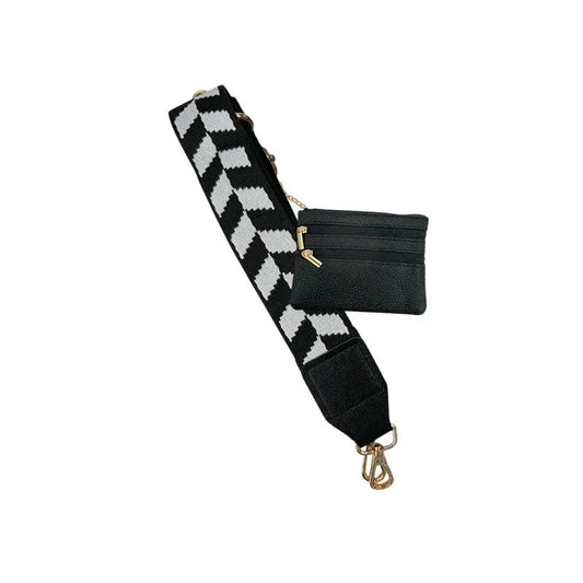 CG8844-21 Cell Phone Crossbody Black White Girlie Girl Originals