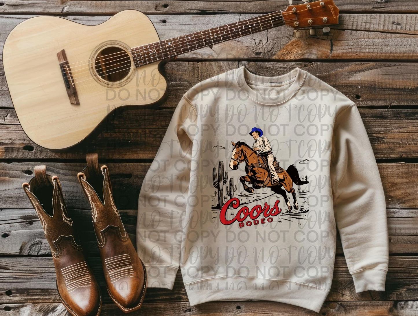 Coors cowboy horse