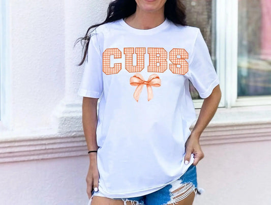 Cubs checkered orange (Copy) brandedbybarta