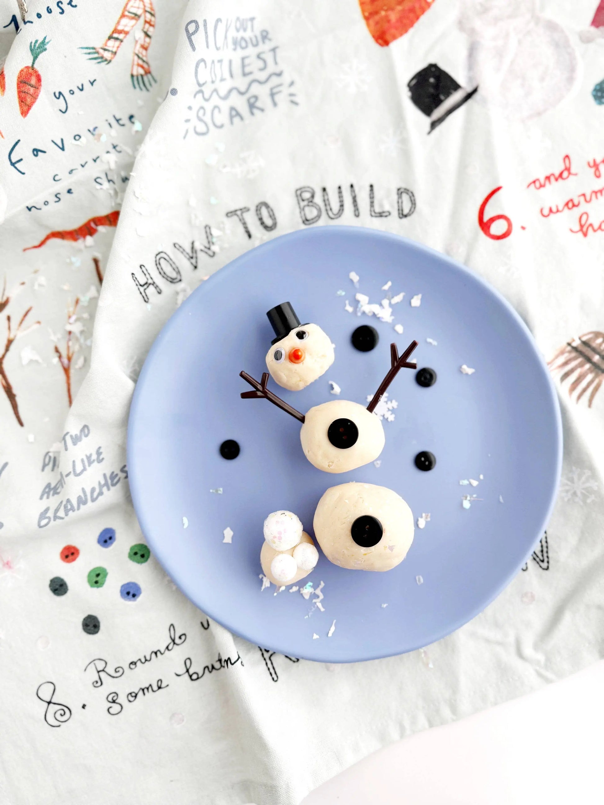 Snowman Mini Dough-To-Go Earth Grown KidDoughs (KidDoughs by EGKD)