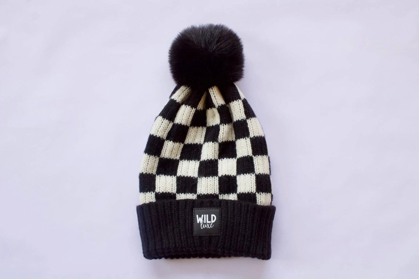 Checkered Beanies Wild Luxe