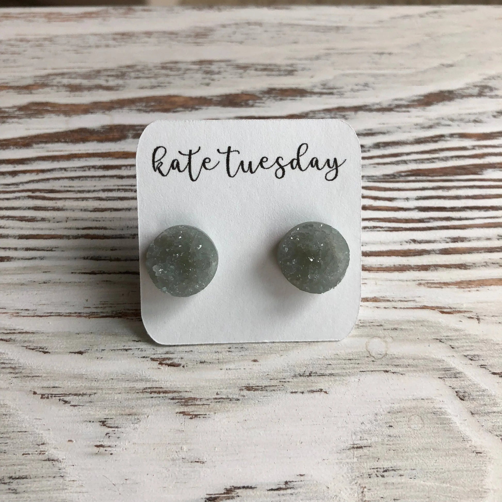 Summer Bright Raw Neon Stud Earrings Kate Tuesday Jewelry