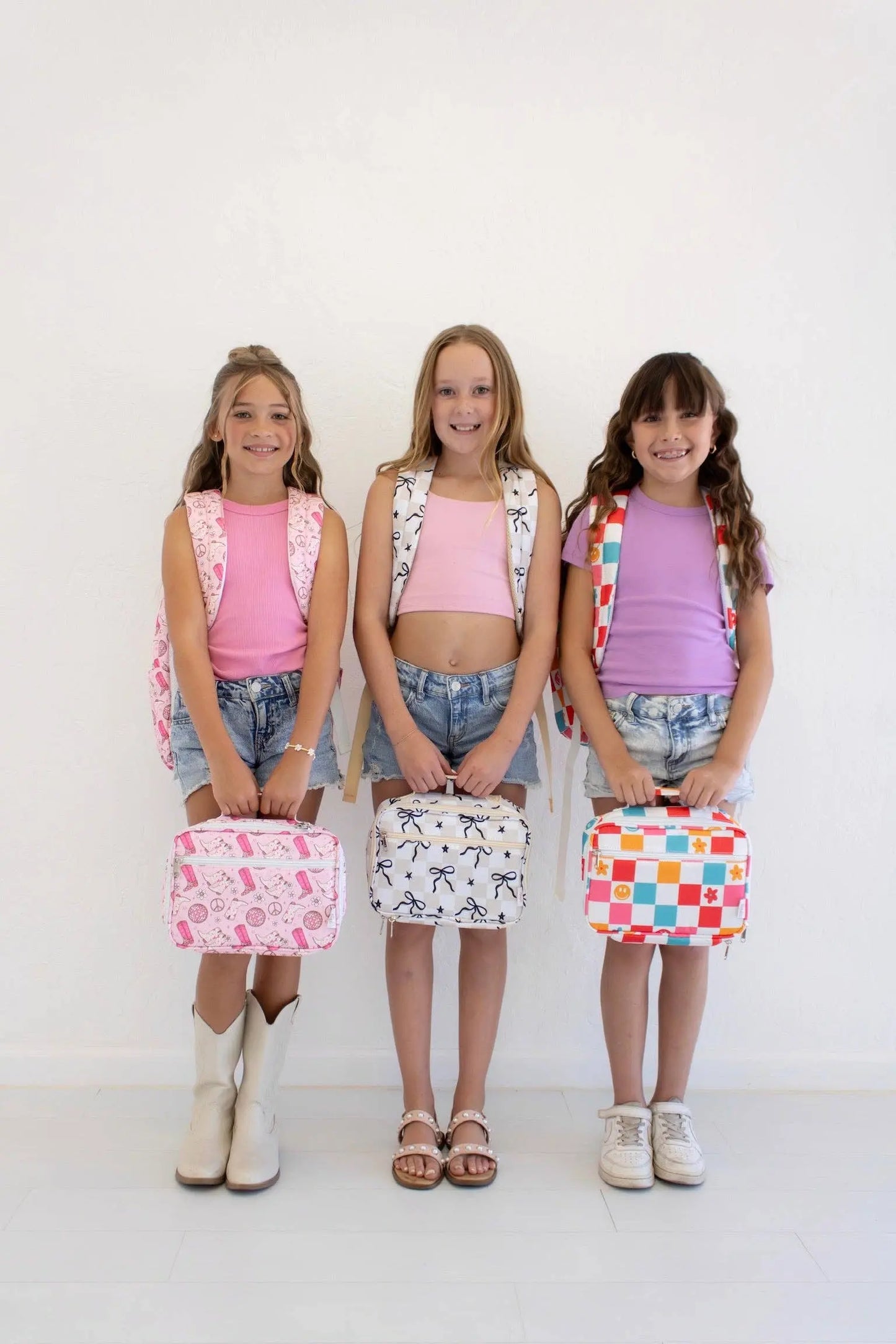 Pink Cowgirl Boots - Backpack & Lunchbox Bundle Wild Luxe