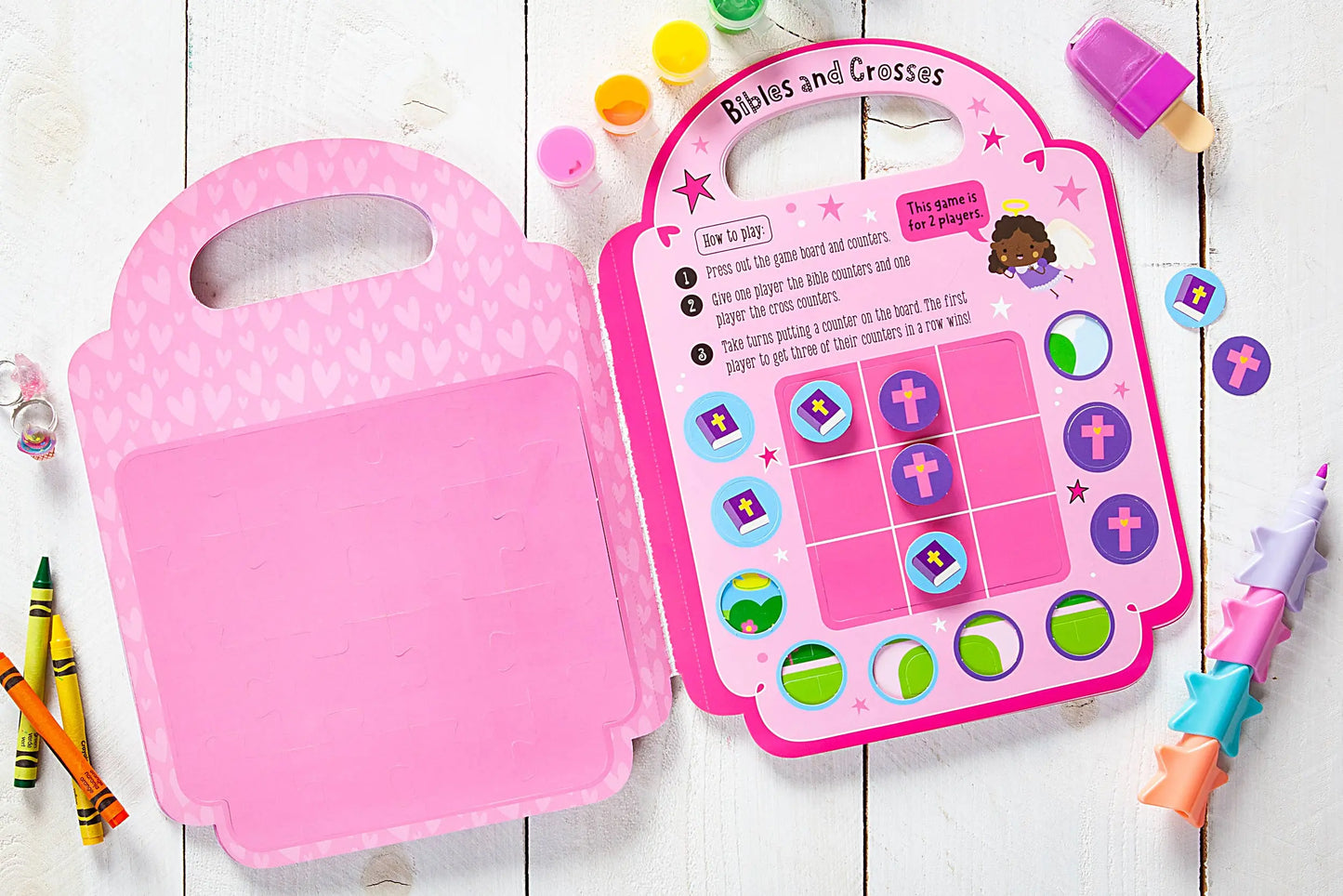 My Pretty Pink Bible Activity Book (Easter Basket Ideas) - Branded By Barta