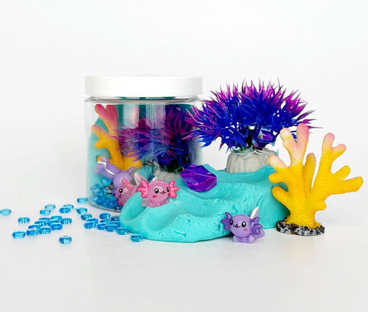 Axolotl (Blue Hawaiian) Mini Dough-To-Go - Branded By Barta