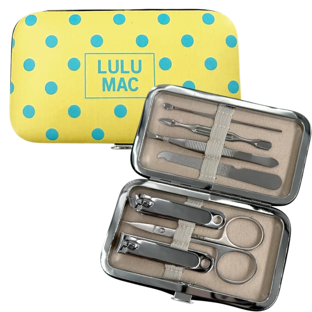 MCPD- Butter/Blue Dot Manicure Set Girlie Girl Originals