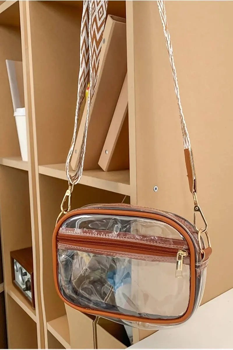 GameDay Clear Crossbody Bag Stadium approved - Branded By Barta