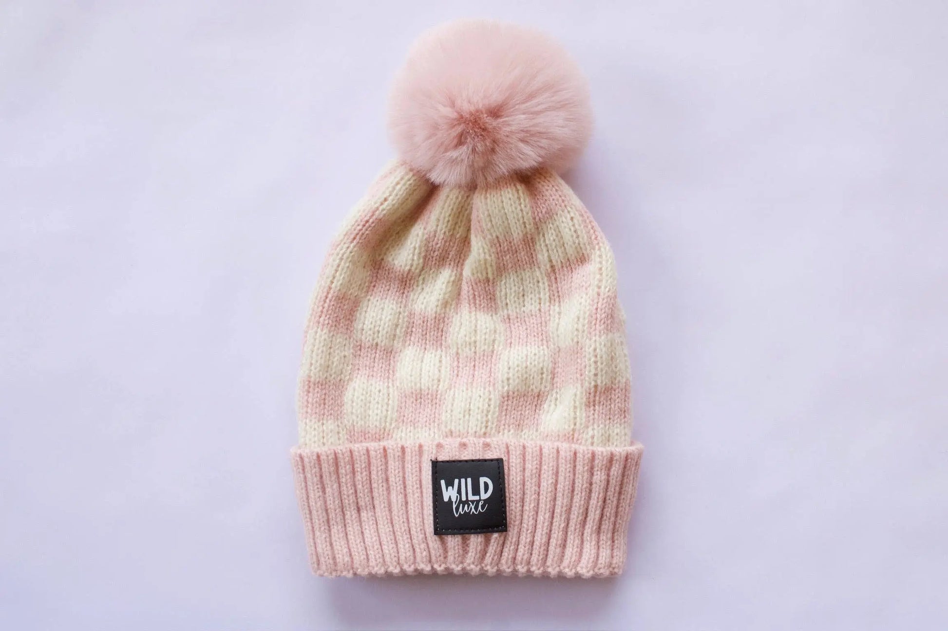 Checkered Beanies Wild Luxe