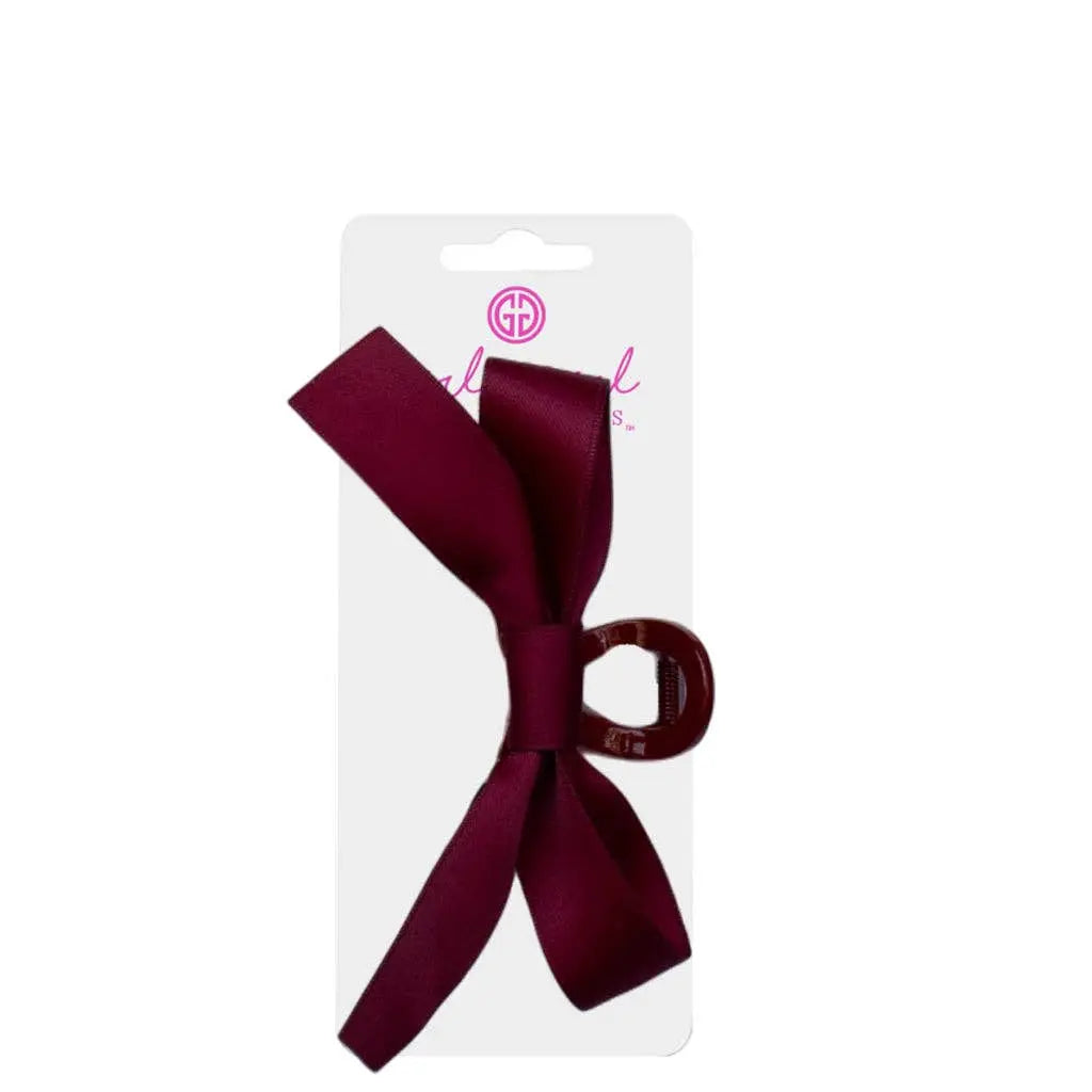 HCRB-24 Clip with Ribbon Maroon Girlie Girl Originals