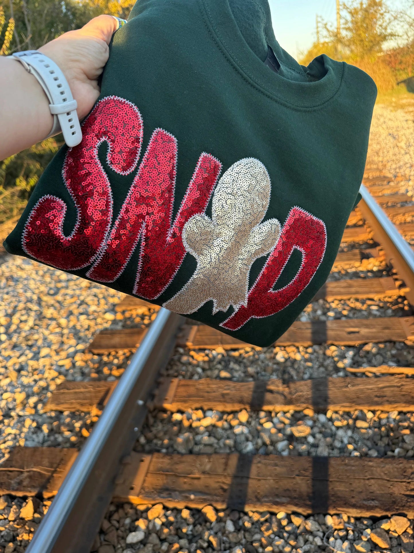 Merry (Christmas) Gingerbread Snap Sweatshirt Shop Southern Belle