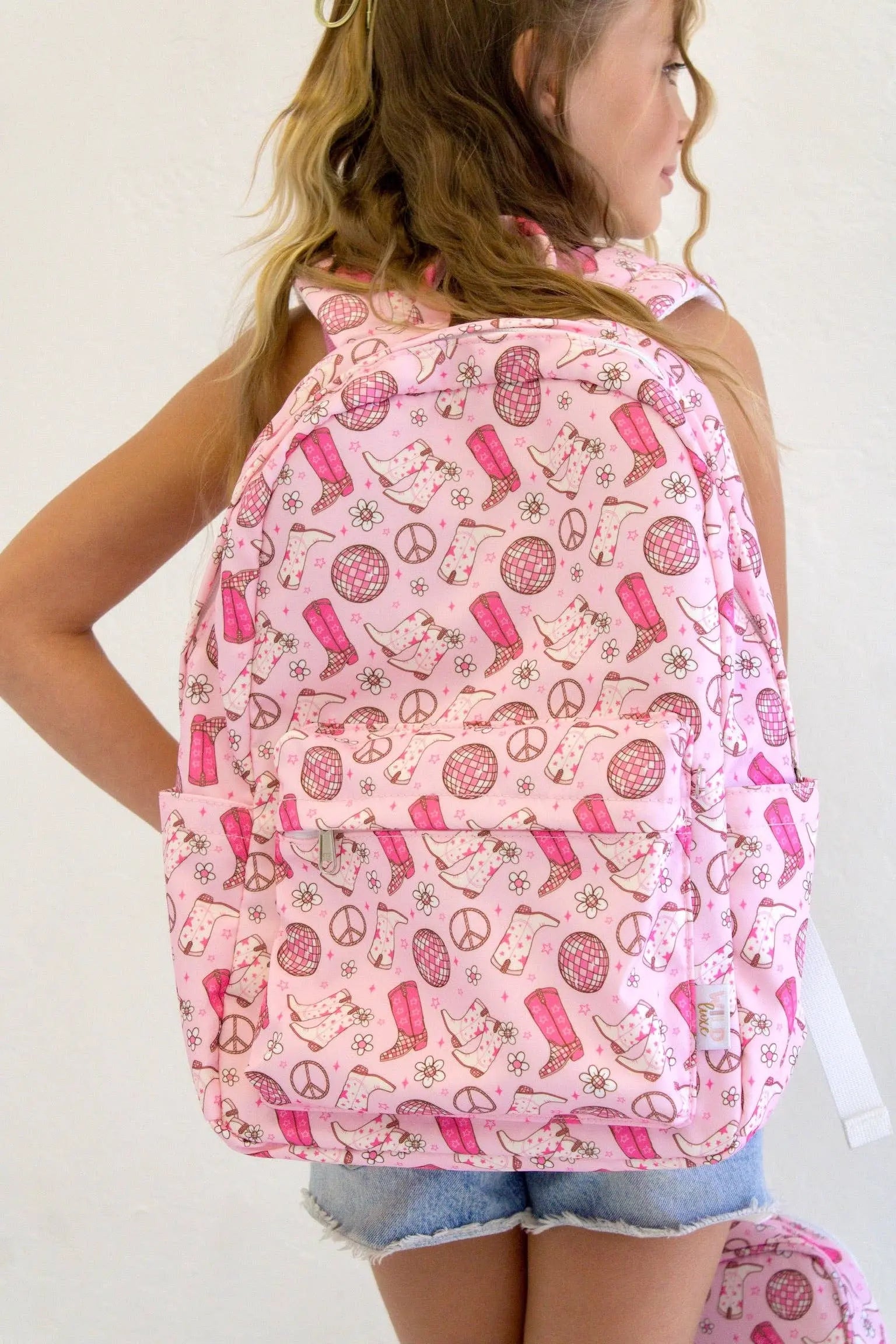 Pink Cowgirl Boots - Backpack & Lunchbox Bundle Wild Luxe