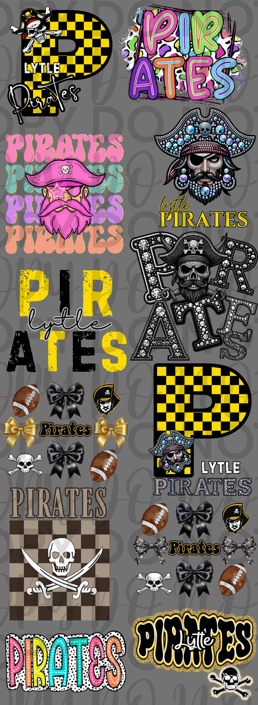 Pirate Pre Made gang sheet