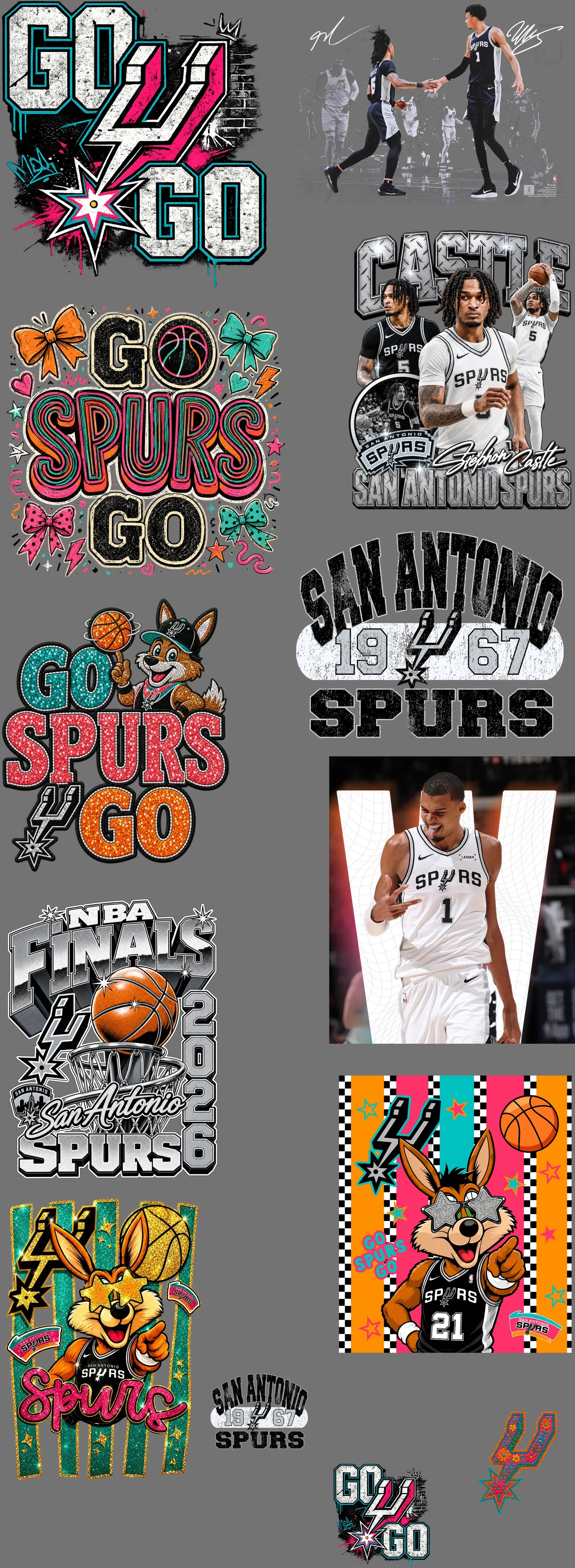 Spurs Pre Made Gang Sheet 6 brandedbybarta