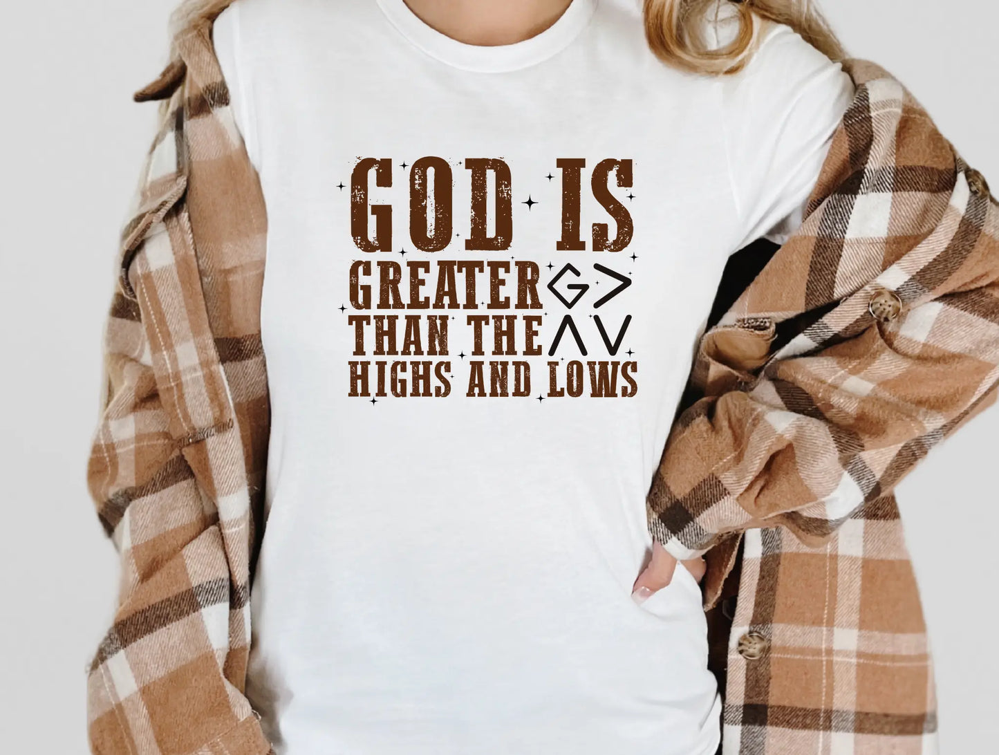 God greater brown - Branded By Barta