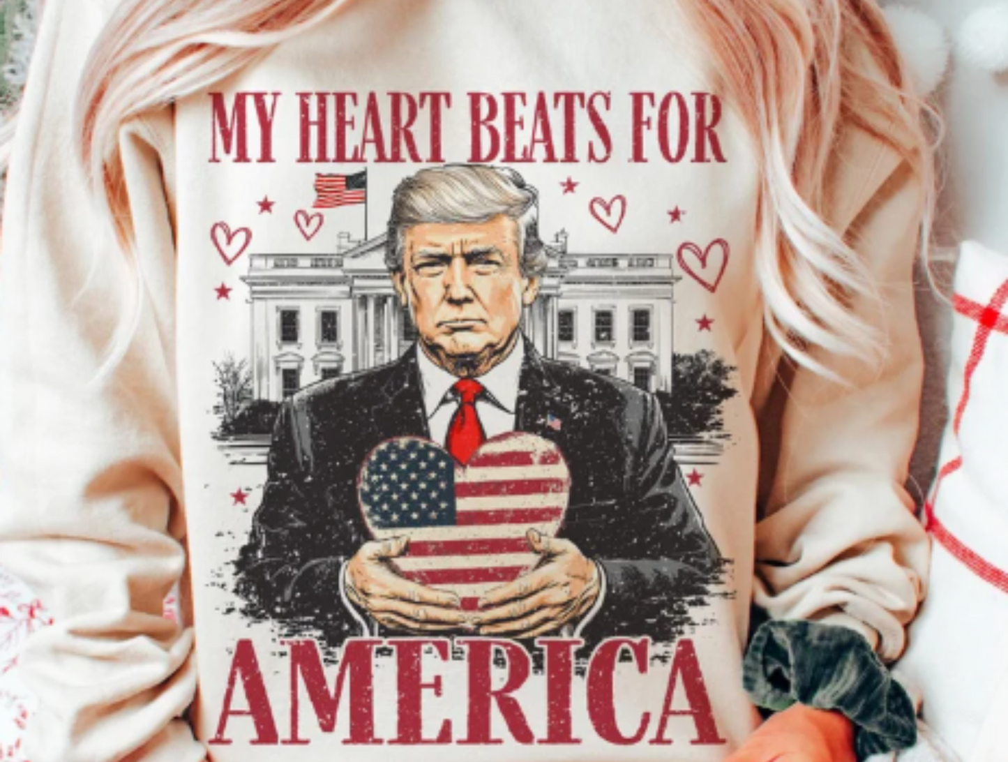 Trump my heart beats for America