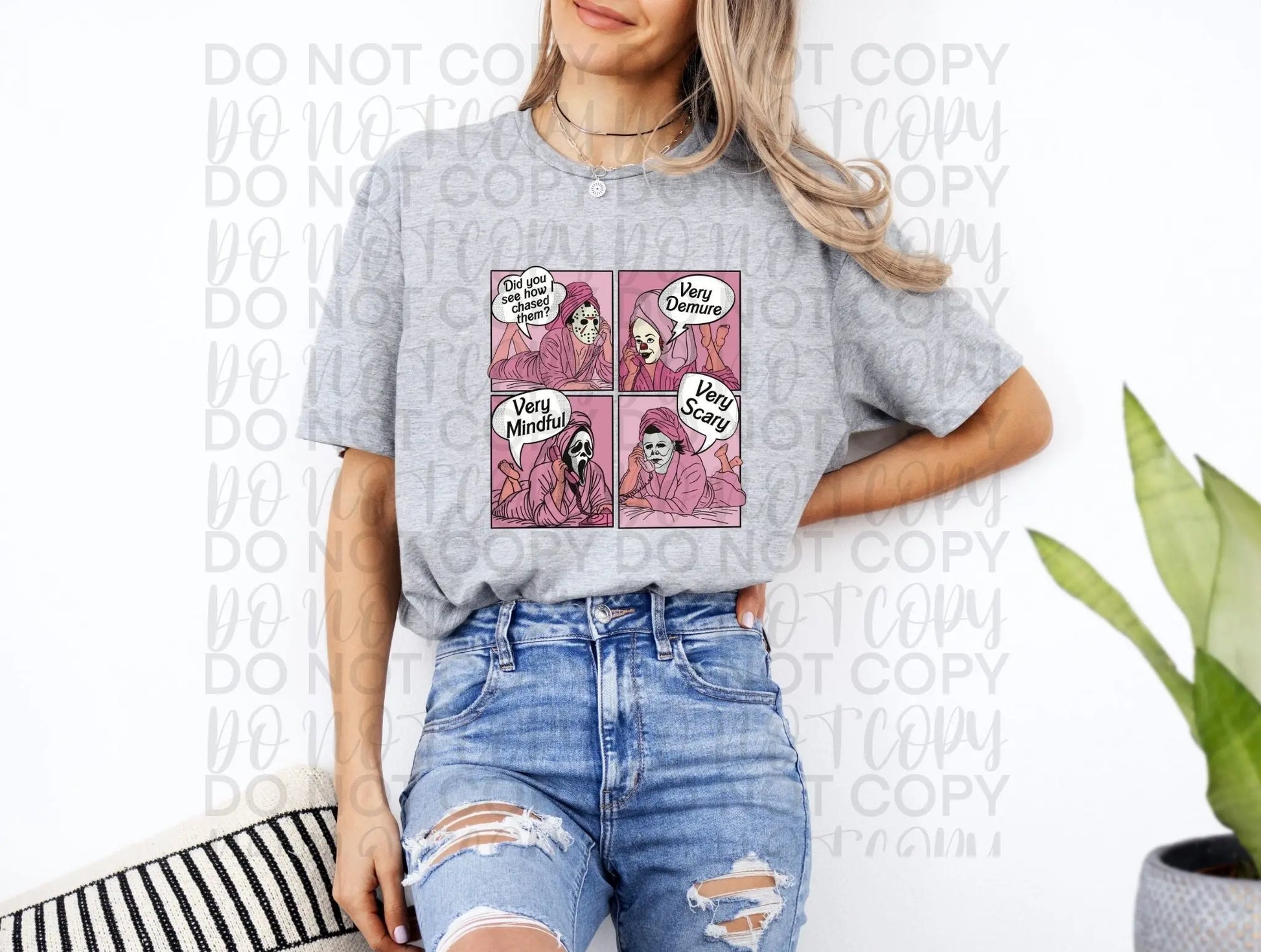 Scarys guys in pink halloween - Branded By Barta