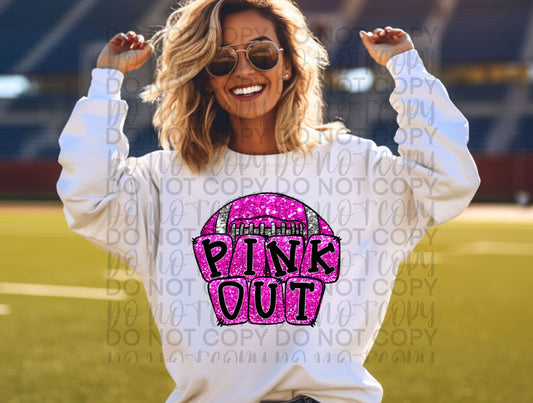 Pink out football