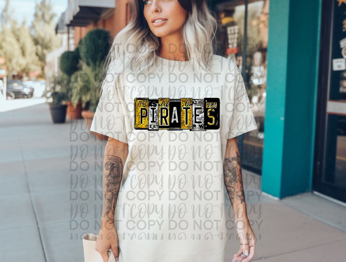 Pirates License Plate Tee