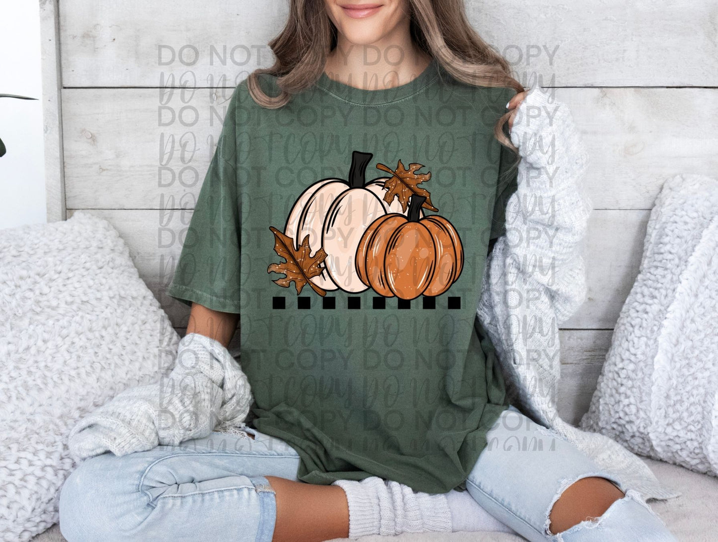 Pumpkin checkered