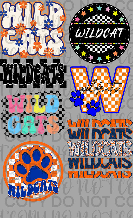 WildCAT 1 Premade Gang Sheet