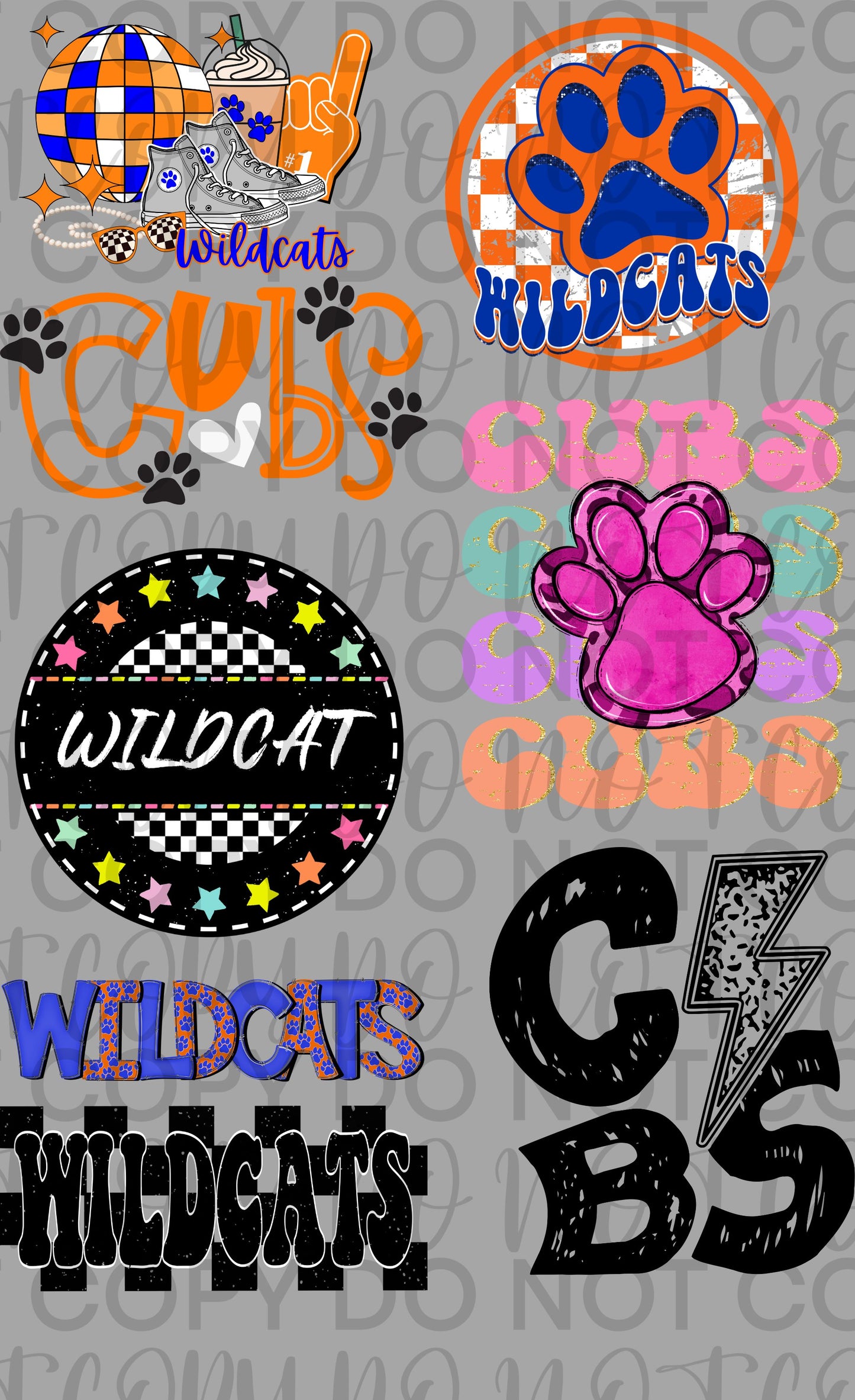 WildCAT 2 Premade Gang Sheet