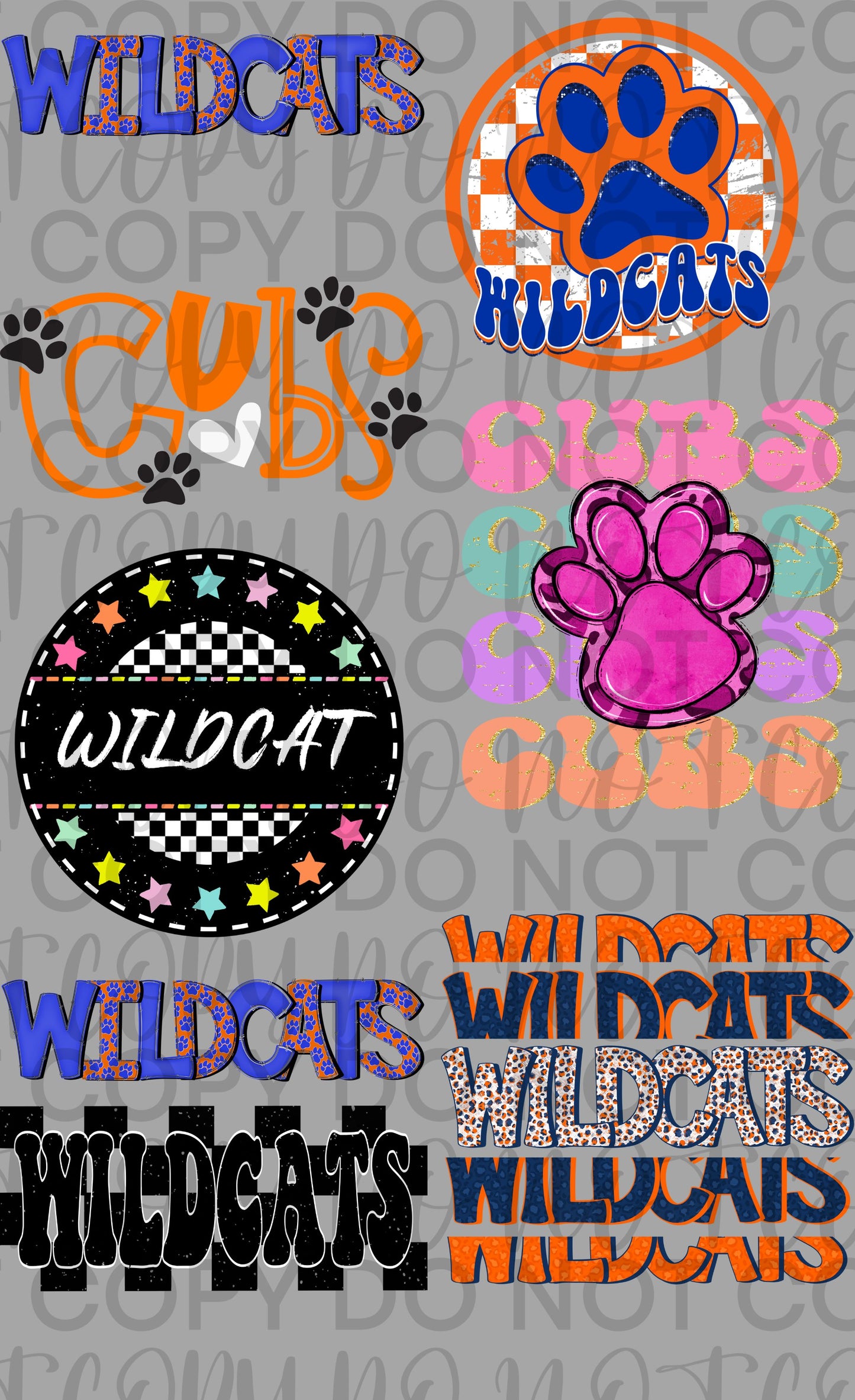 WildCAT 3 Premade Gang Sheet