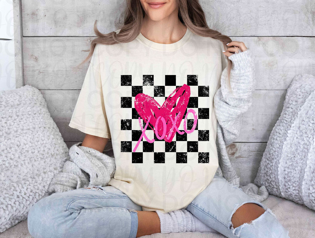 Checkered XOXO